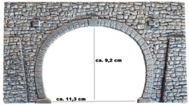 Noch 58248 tunnelportaal 2 sporen, 23,5 x 13 cm