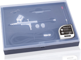Fengda FE-130K Airbrush Pistool Set – Double Action – 3x Nozzle set