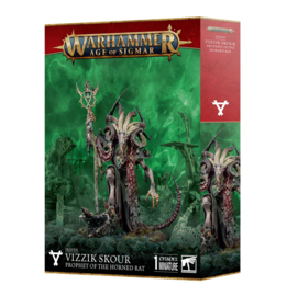 Warhammer AOS 90-20 Vizzik Skour, Prophet of the Horned Rat