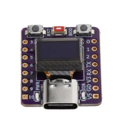 ESP32-C3 Development Board Met 0,42 Inch OLED Module