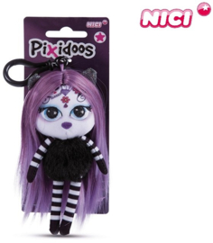 Nici Pixidoos Pluche pop met bagclip 14cm Sunli