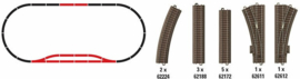 Trix 62902 C-rail C2 uitbreidingsset