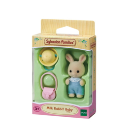 Sylvanian Familes 5413 Baby wit konijn