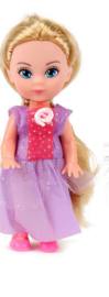 Baby Beau Mini Babypop Prinses, 11cm