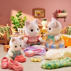 Sylvanian Familes 5738 Familie Latte kat