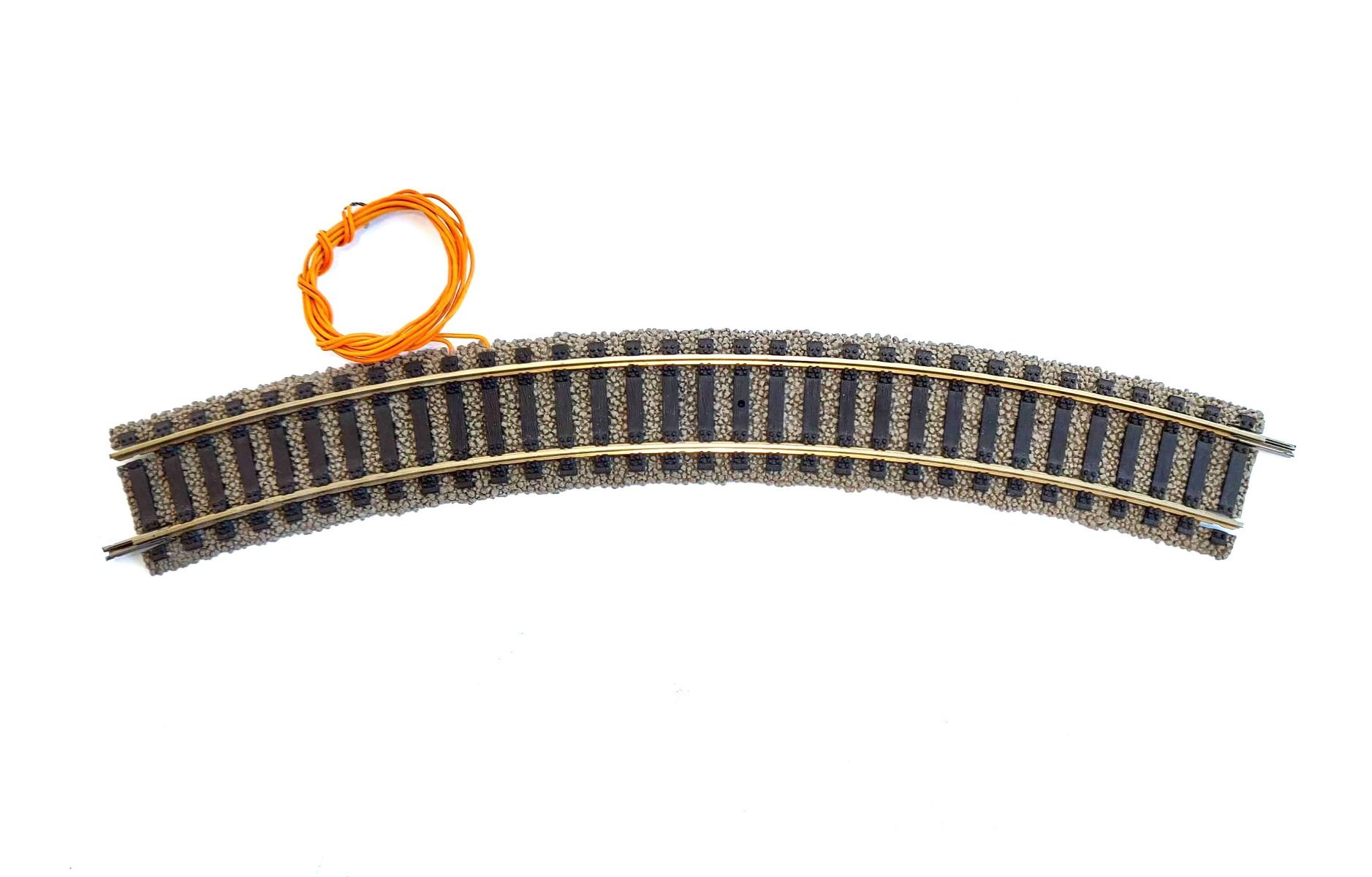 Fleischmann 6120 Gebogen Rails R1 36° met aansluitkabels