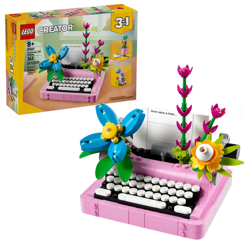 Lego 31169 Typemachine met bloemen
