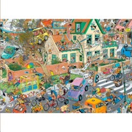 Jan van Haasteren Legpuzzel - 2in1 Safari & Storm, 1000st.