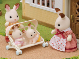 Sylvanian Familes 5533 Wandelwagen drieling
