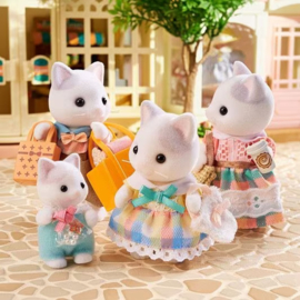 Sylvanian Familes 5738 Familie Latte kat