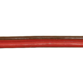 2x 0,75mm² Rood Bruin per meter