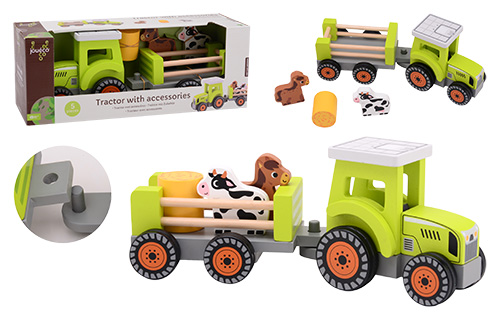Tractor met aanhanger