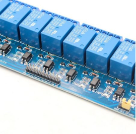 12v 8 channel relay module with optocoupler. Relay Output 8 way relay module