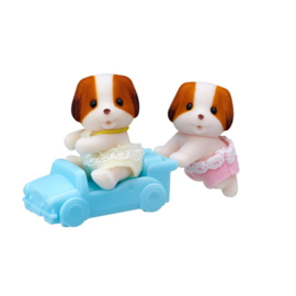 Sylvanian Familes 5428 Tweeling chiffon hond