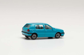 Herpa 12355-009 VW Golf III, blauw (Minikit)