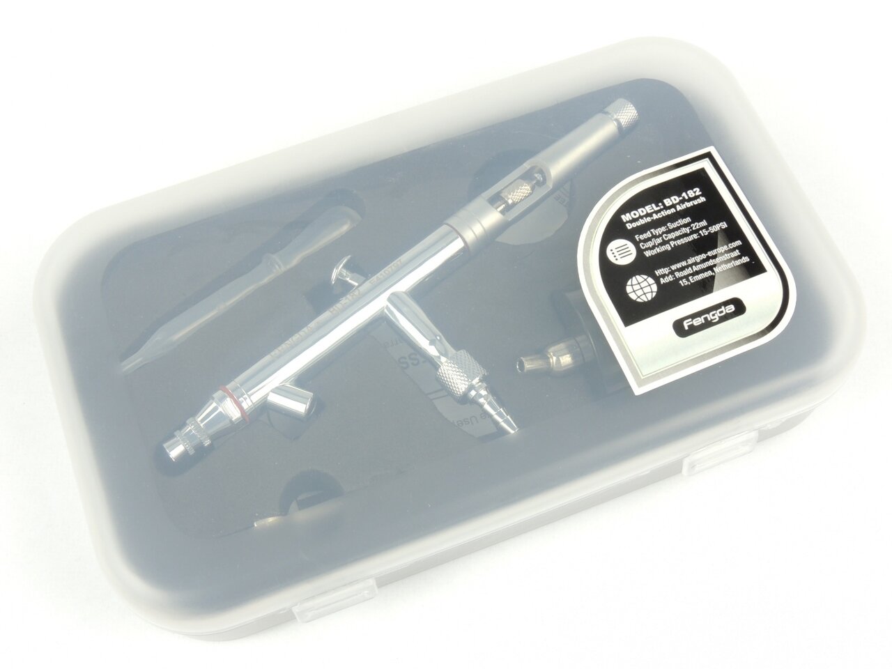 Airbrush pistool Fengda FE-182 Double Action 0,5mm nozzle