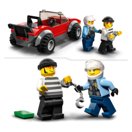 Lego 60392 Achtervolging auto op politiemotor