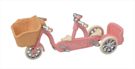 Sylvanian Familes 5637 tandem fiets set- Husky zus & broer