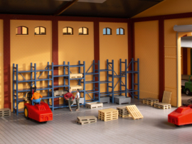 Auhagen 41660 Zware stellingen en pallets