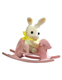 Sylvanian Familes 4391B Konijn op Hobbelpaard