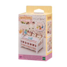 Sylvanian Familes 5534 Bed voor drieling met mobiel