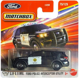 Matchbox JBT10 Ford Police Interceptor