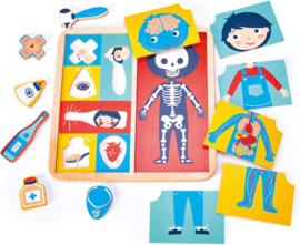 vormpuzzel Ouch hout junior 12 stukjes
