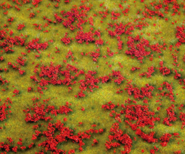 Faller 180460 PREMIUM landschapssegment, bloemenweide, rood