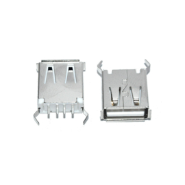 USB A Chassisdeel Rechtop kort