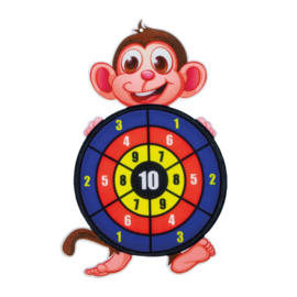 Dartspel - met ballen - Aap 46 cm