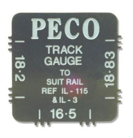 IL-116 Rail mal 16.5, 18.2 en 18.83 mm spoorbreedte