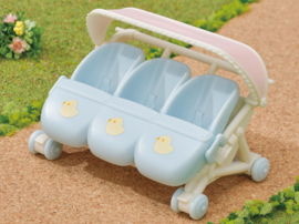 Sylvanian Familes 5533 Wandelwagen drieling