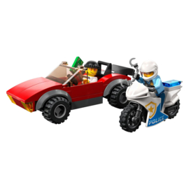 Lego 60392 Achtervolging auto op politiemotor