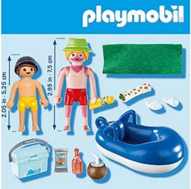 Playmobil 70112 Family Fun Badgast met zwemband