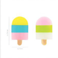 Good Feelings ICE CREAM ERASER, STRIPED, 2 DIFFERENT VARIETIES