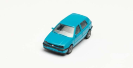 Herpa 12355-009 VW Golf III, blauw (Minikit)