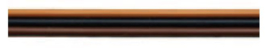 3x 0,14mm² lichtbruin zwart donkerbruin (Fleischmann) per meter