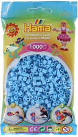 Hama Strijkkralen 207-46 Pastel Blauw, 1000st.