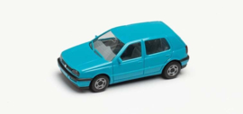 Herpa 12355-009 VW Golf III, blauw (Minikit)