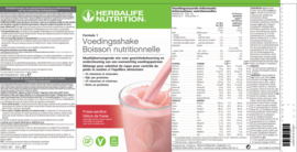 Formule 1 voedingsshake 550 gram Frisse aardbei