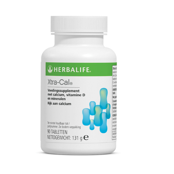 Xtra-Cal is een dagelijks calcium supplement dat botten, tanden en spieren sterk helpt te houden