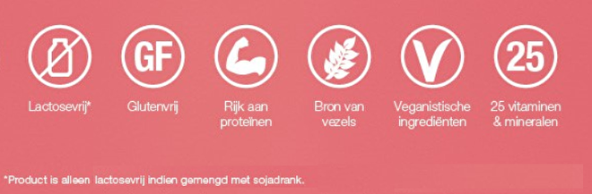 Herbalife zonder lactose, gluten, vegan