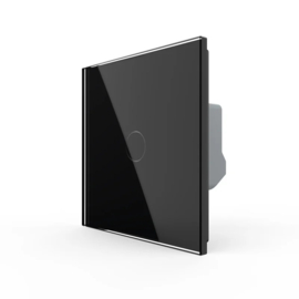 Livolo | Black | 1 | On/Off | 1 Way | Touch Switch | Zigbee | Smart Home