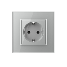 Livolo | Grey | Europe | Wall Power Socket