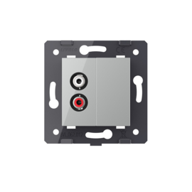 Livolo | Module | Cadre | Audio & Couverture | Gris