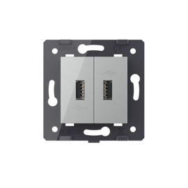 Livolo | Module | SR | Double | USB Charger | Grey