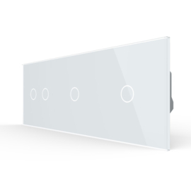 Livolo | White | 2+1+1 | On/Off | 1 Way | Touch Switch