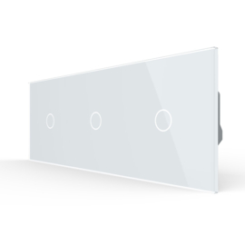 Livolo | White | 1+1+1 | On/Off | 1 Way | Touch Switch