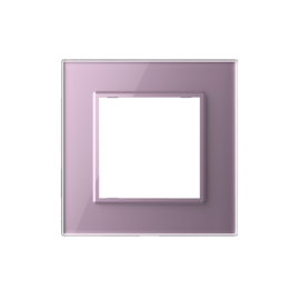 Livolo | Pink | Glass Panel  | Single | SR