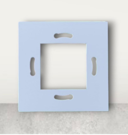 Livolo | Adapter frame | Single | Additional cover | White glossy